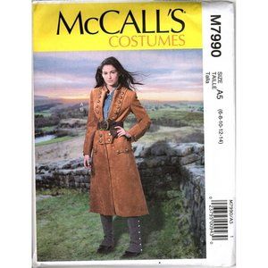McCall's M7990 Misses 6 to 14 Historical Costume Western Pattern